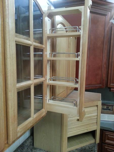 pull out spice rack