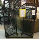 rounded fire screen
