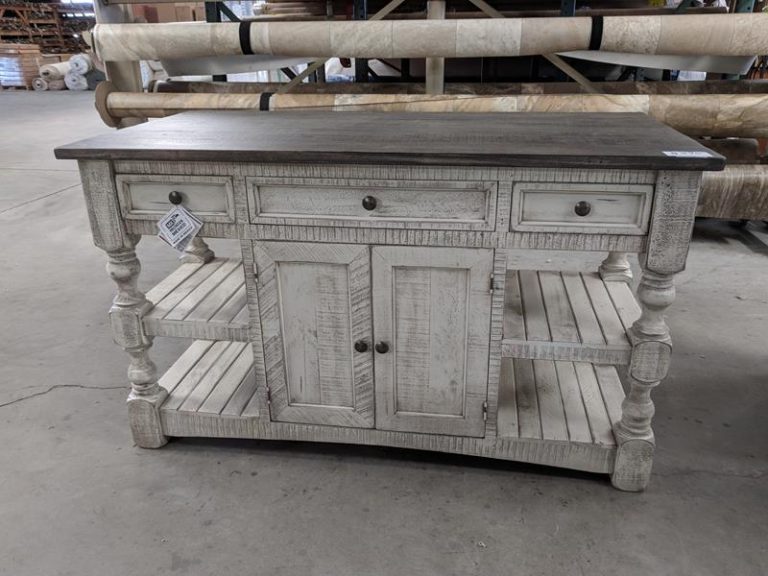 stone white kitchen island