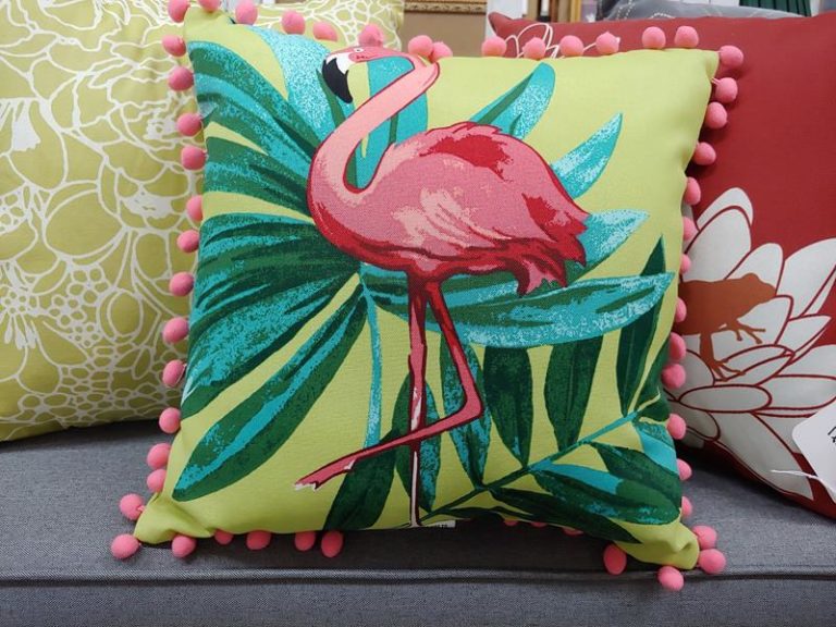 flamingo pillow