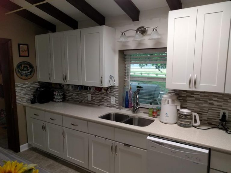 new white cabinets