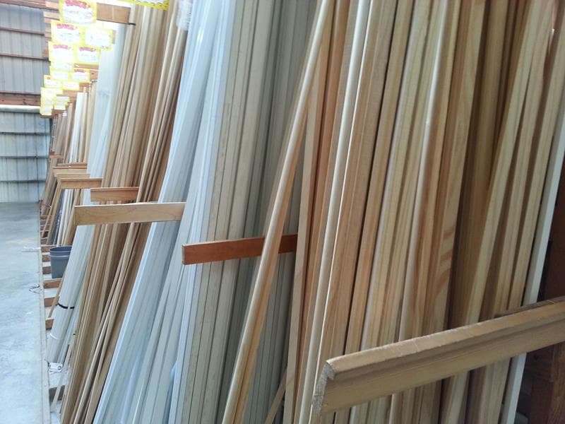 various lumber sizes