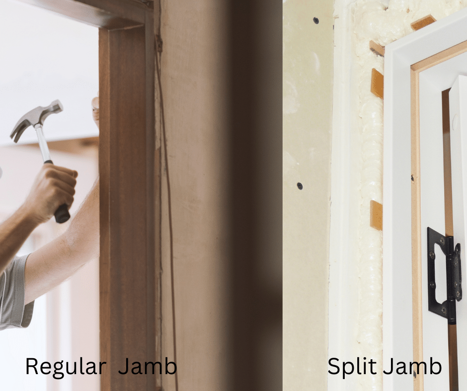 Regular vs split jamb