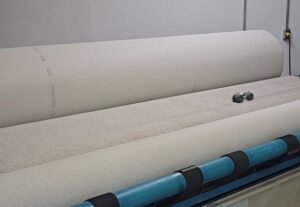 cutting in stock carpet